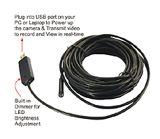 micro snake head pipeline USB inspection video camera